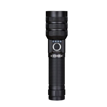 STARGOLD Rechargeable LED Flashlight With Zoom 30W 13000mAh Lithium Battery Corrosion/Water/Shock Resistance