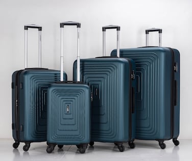 STARGOLD Luggage Set of 4, ABS Hard Shell Suitcase with Expandable Zipper, 360&deg; Spinner Wheels, Number Lock, Lightweight Trolley Travel Bag