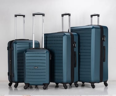 STARGOLD Luggage Set of 4, ABS Hard Shell Suitcase with Expandable Zipper, 360&deg; Spinner Wheels, Number Lock, Lightweight Trolley Travel Bag