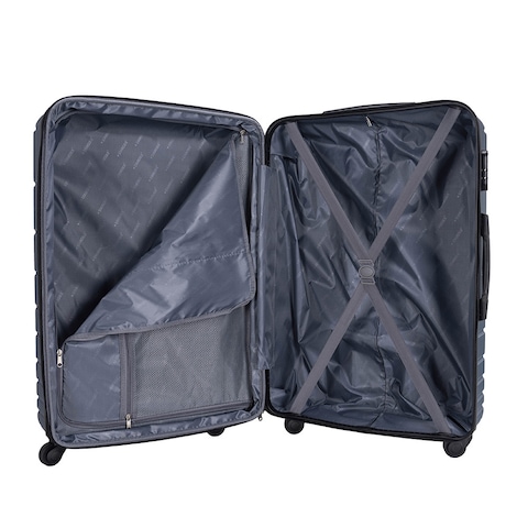 STARGOLD 4 Pack Of Hardside Spinner Number Locked Luggage Trolley