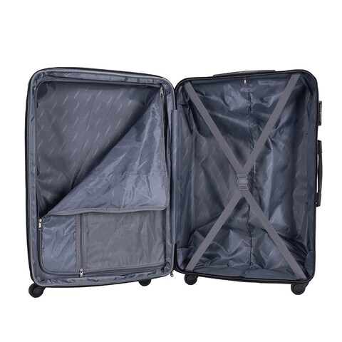 STARGOLD 4 Pack Of Hardside Spinner Number Locked Luggage Trolley