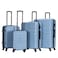 STARGOLD 4 Pack Of Hardside Spinner Number Locked Luggage Trolley
