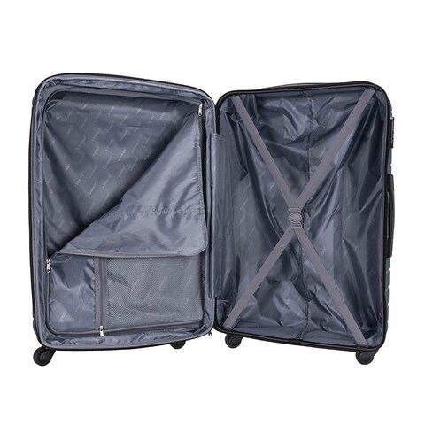 STARGOLD 4 Pack Of Hardside Spinner Number Locked Luggage Trolley