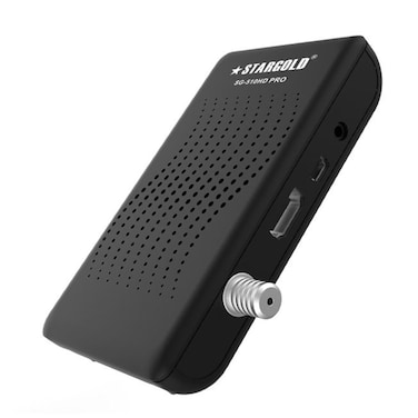 STARGOLD Mini HD Satellite Receiver, Mini satellite box, Full HD 1080p receiver, YouTube, MPEG-2/MPEG-4, JPEG, MP3, SG-510 HD PRO