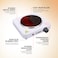 STARGOLD Electric Hot Plate, 1000W Single Burner, Stainless Steel, Variable Temperature Control, Cast Iron Components
