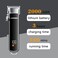 STARGOLD Professional Hair Clipper, Adjustable 4 Gear Blade Control, Long Battery Life, USB Charging, LCD Display,  SG-913 Pro Series