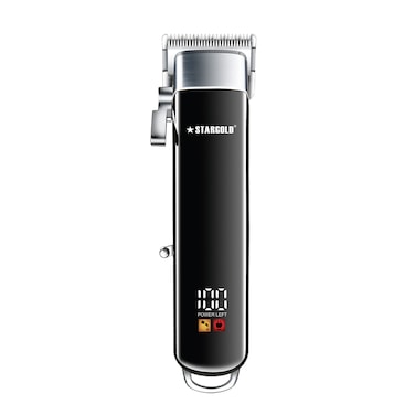STARGOLD Professional Hair Clipper, Adjustable 4 Gear Blade Control, Long Battery Life, USB Charging, LCD Display,  SG-913 Pro Series