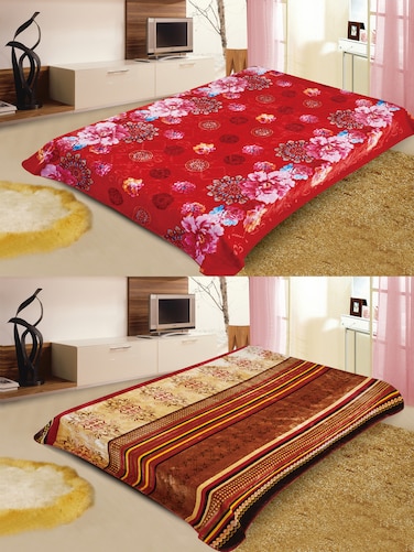 STARGOLD Blanket Single Ply Super Soft Luxury Cloudy Blanket Two Side Different Design 220*240CM 12LBS, SG-BLC606 A