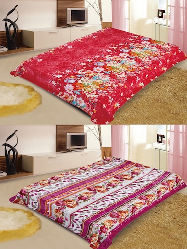 STARGOLD Blanket Single Ply Super Soft Luxury Cloudy Blanket Two Side Different Design 220*240CM 12LBS, SG-BLC606 A