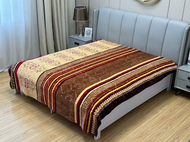 STARGOLD Blanket Single Ply Super Soft Luxury Cloudy Blanket Two Side Different Design 220*240CM 2.4KG, SG-BLC602