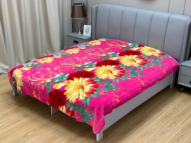 STARGOLD Blanket Single Ply Super Soft Luxury Cloudy Blanket Two Side Different Design 220*240CM 2.4KG, SG-BLC602