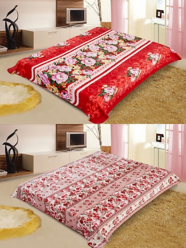 STARGOLD Blanket Single Ply Super Soft Luxury Cloudy Blanket Two Side Different Design 220*240CM 12LBS, SG-BLC606 B