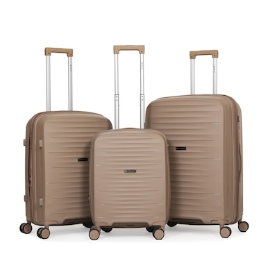 STARLIFE Trolley Luggage 3 Pieces Set PP Hard Side Bag 360 Degree Spinner Wheels Trolley Luggage Set With TSA Lock 20/24/28 Inches SL-PP2