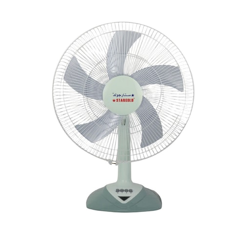 STARGOLD 18 Inch 60W Electric Table Fan Low/Medium/High And 5 Blade Design Oscillating Fan