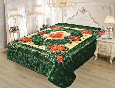 STARLIFE Single Ply Embossed Korea Quality Blanket 11 LBS 100% Polyester Suitable For Winter And Rainy Season 220*240CM, SL-BL4409