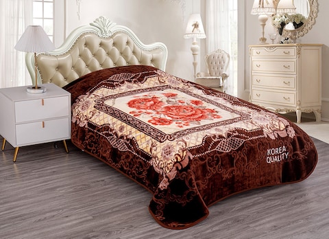 King Size Single Bed Signature Blanket Signature (mink Single Bed