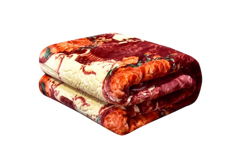 STARLIFE Single Ply Embossed Korea Quality Blanket 11 LBS 100% Polyester Suitable For Winter And Rainy Season 220*240CM, SL-BL4409