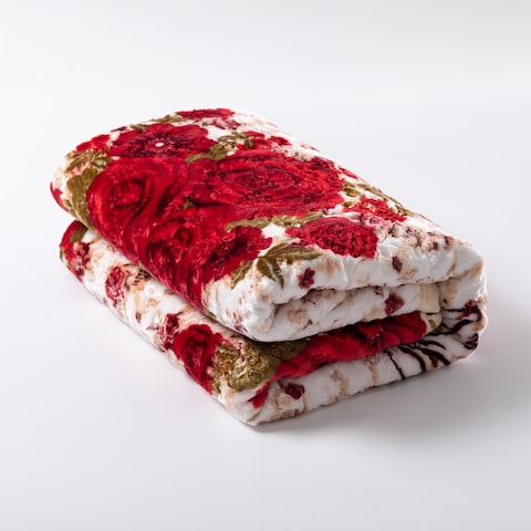 STARGOLD Single Ply Premium Cloudy Blanket Made by 100% Polyester SPUN YARN Obtained from Virgin Polyester Which is Suitable for winter and Rainy Season 155X210CM 5.5LB