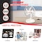 STARGOLD 12 Inch Rechargeable Table Fan With 4 SMD LED Light