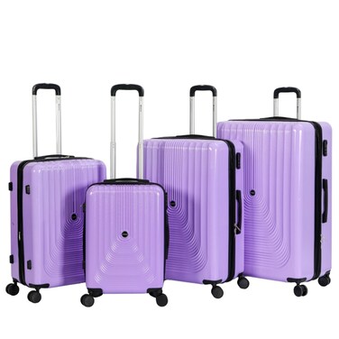STARLIFE Suitcase Set of 4 PCS ABS Hardside Travel Luggage Bag 20/24/28/32 Inches