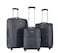 STARLIFE 3Pcs Light Weight Fabric Polyester Trolley Luggage 2 Wheels With Number Lock 20,24,28 Inches