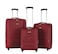 STARLIFE 3Pcs Light Weight Fabric Polyester Trolley Luggage 2 Wheels With Number Lock 20,24,28 Inches