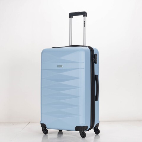 STARGOLD 4 Pack Of Hardside Spinner Number Locked Luggage Trolley