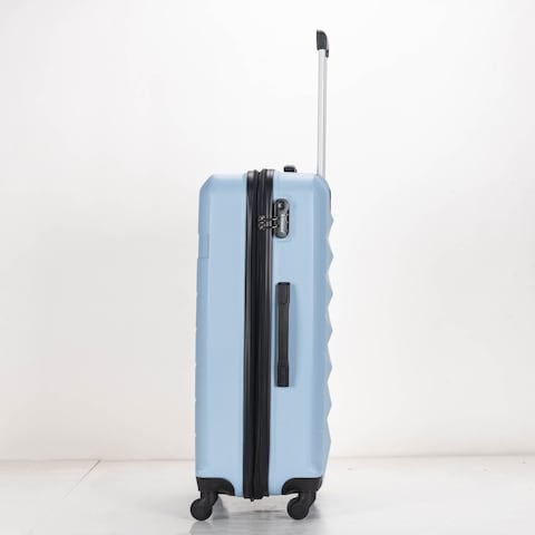 STARGOLD 4 Pack Of Hardside Spinner Number Locked Luggage Trolley