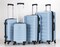 STARGOLD 4 Pack Of Hardside Spinner Number Locked Luggage Trolley