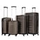 STARGOLD Luggage Set of 4, ABS Hard Shell Suitcase with Expandable Zipper, 360&deg; Spinner Wheels, Number Lock, Lightweight Trolley Travel Bag