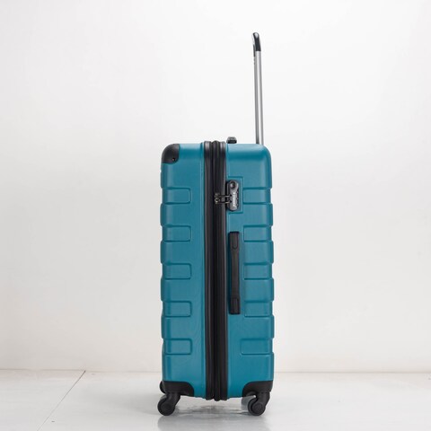 STARGOLD 4 Pack Of Hardside Spinner Number Locked Luggage Trolley