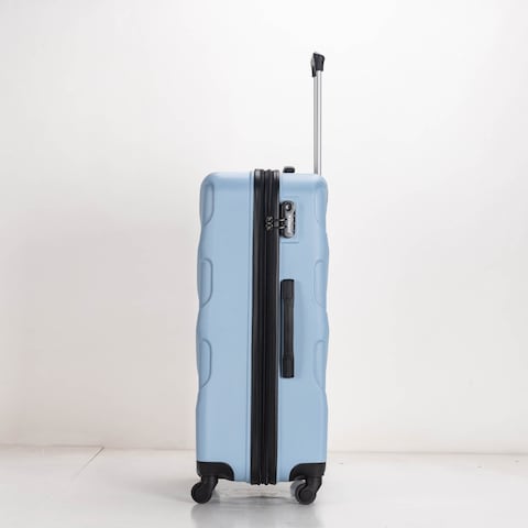 STARGOLD 4 Pack Of Hardside Spinner Number Locked Luggage Trolley