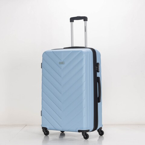 STARGOLD 4 Pack Of Hardside Spinner Number Locked Luggage Trolley