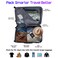 STARGOLD Luggage Set of 4, ABS Hard Shell Suitcase with Expandable Zipper, 360&deg; Spinner Wheels, Number Lock, Lightweight Trolley Travel Bag