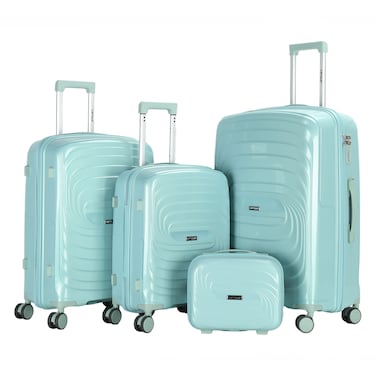 VIPTOUR Luggage Set of 4 PCS PP Softside Travel Luggage Bag With Strong Zipper 14/20/24/28 Inches
