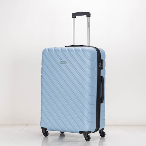 STARGOLD 4 Pack Of Hardside Spinner Number Locked Luggage Trolley