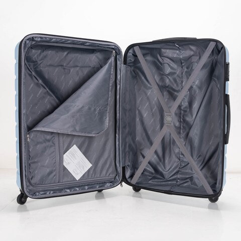 STARGOLD 4 Pack Of Hardside Spinner Number Locked Luggage Trolley