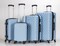 STARGOLD 4 Pack Of Hardside Spinner Number Locked Luggage Trolley