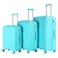VIPTOUR Luggage Set of 3 PCS PP Softside 8 Wheels Travel Luggage Bag With Strong Zipper 20/24/28 Inches