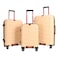 STARGOLD  3PCS TPC Hard Side Trolley Luggage Spinner Wheels TSA Lock With Expendable Zipper