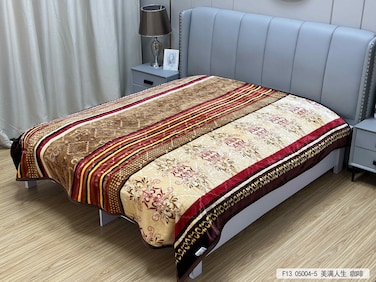 STARGOLD Cloudy 1 Ply Polyester Blanket 160x220cm, Luxuriously Soft &amp; Stylish, SG-BL2011