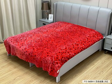 STARGOLD Cloudy 1 Ply Polyester Blanket 160x220cm, Luxuriously Soft &amp; Stylish, SG-BL2011