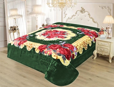 STARLIFE Single Ply Embossed Korea Quality Blanket 14 LBS 100% Polyester Suitable For Winter And Rainy Season 220*240CM, SL-BL4411
