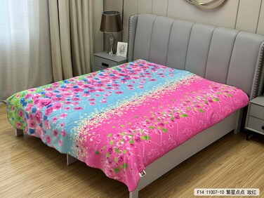 STARGOLD Cloudy 1 Ply Polyester Blanket 160x220cm, Luxuriously Soft &amp; Stylish, SG-BL2011