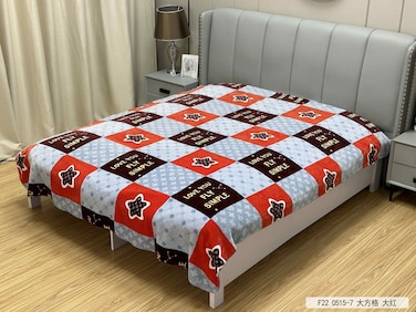 STARGOLD Cloudy 1 Ply Polyester Blanket 160x220cm, Luxuriously Soft &amp; Stylish, SG-BL2011