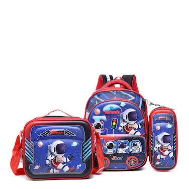 STARGOLD 3-Piece School Backpack Set 12 Inch For Boys Backpack + Lunch Bag + Pencil Case, SG-BP224