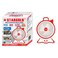 STARGOLD 8 Inch Mini Rechargeable Fan With LED Light White AC/DC