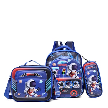STARGOLD 3-Piece School Backpack Set 12 Inch For Boys Backpack + Lunch Bag + Pencil Case, SG-BP224