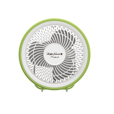 STARGOLD Rechargeable Mini Fan 6 Inch Blade With LED Light 1800mAh Lithium Battery AC/DC