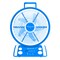 STARGOLD Rechargeable High-Speed Turbo Table Fan 14&quot; Inch With Remote Control, AC/DC Operated, SG-4077